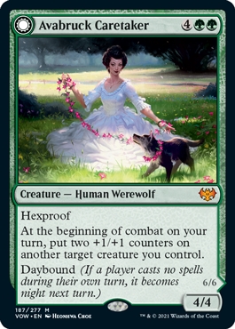 Avabruck Caretaker // Hollowhenge Huntmaster Innistrad- Crimson Vow